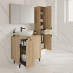 Cersanit OVIDA 30x150 cm magas szekrény - Hickory tölgy - Image 3