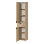 Cersanit OVIDA 30x150 cm magas szekrény - Hickory tölgy - Image 4