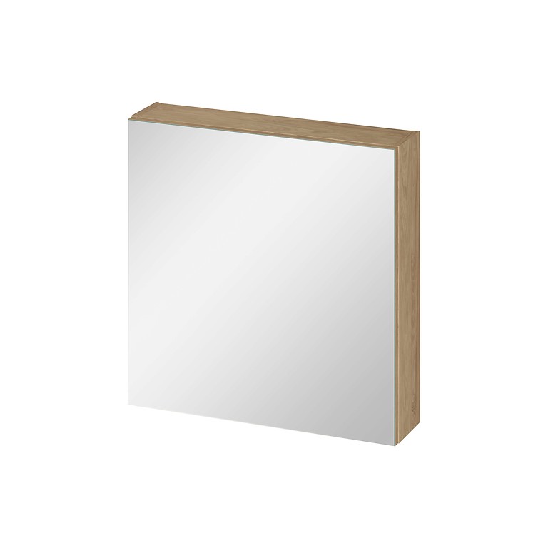 s1058-015_ovida_60_mirror_cabinet_oak_hikora_dsm_4000,qnuMpq2lq3GXrsaOZ6Q Cersanit OVIDA 60 tükrös szekrény - Hickory tölgy - Image 1