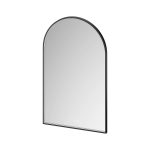 Cersanit CREA II LED 50×80 matt fekete boltíves tükör - Image 3