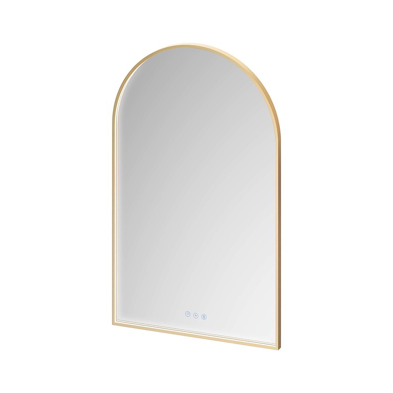 Cersanit CREA II LED 50×80 arany boltíves tükör - Image 3