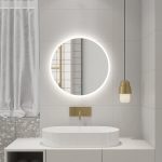 AQUALINE URSA 60 cm kerek LED tükör, szenzoros – UR060 - Image 2